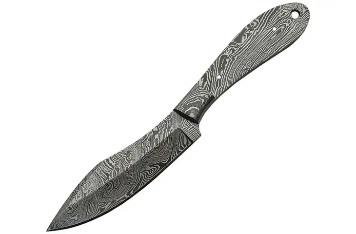 Damascus Fixed Blade Knife - view 2